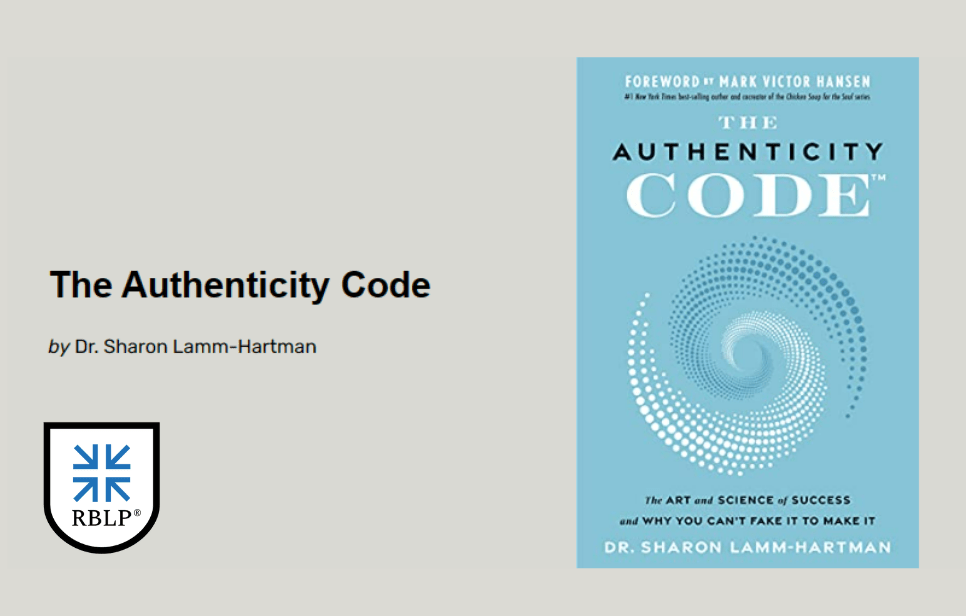The Authenticity Code by Dr. Sharon Lamm-Hartman